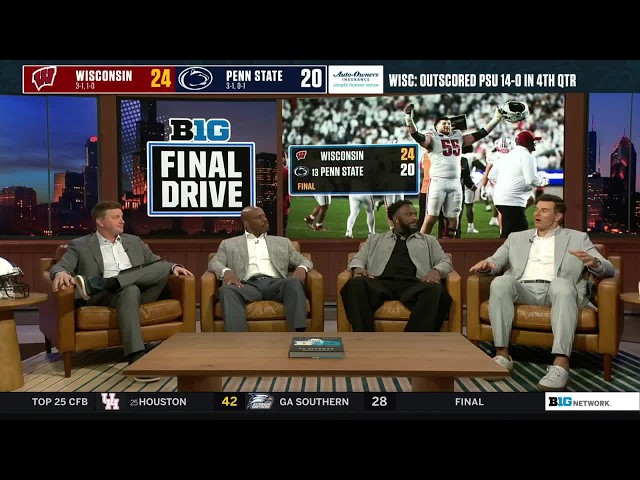 Highlights & Analysis: Wisconsin Rallies for Upset Win at Penn State | Big Ten Football