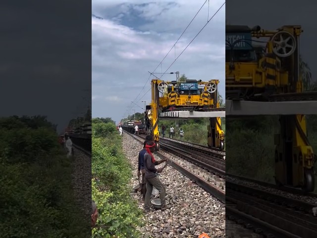 Rail Threader technology for development of railway track #shorts #aircraft #technology #iafplane