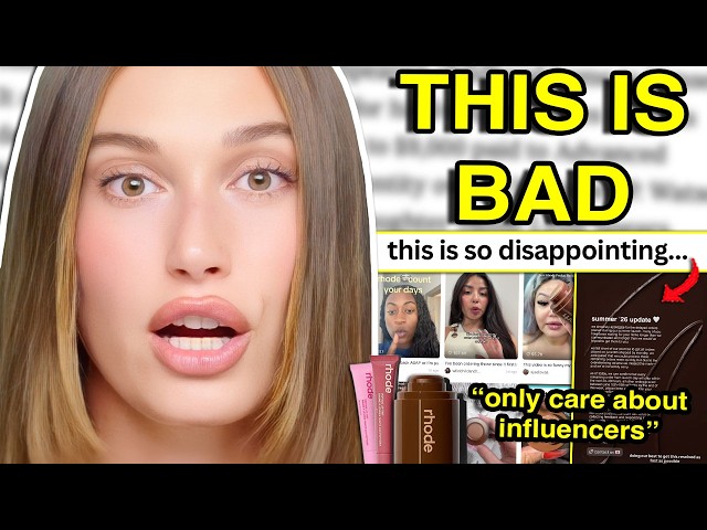 HAILEY BIEBER IN TROUBLE?! (rhode customers are mad)