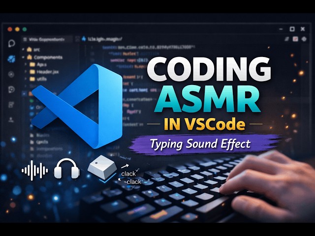 2 Hours Coding ASMR | VS Code Typing & Keyboard Sounds for Focus | StillDesk ASMR