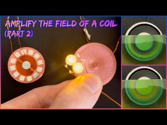 (2/2) Amplify the field of a coil with permanent magnets 🧲