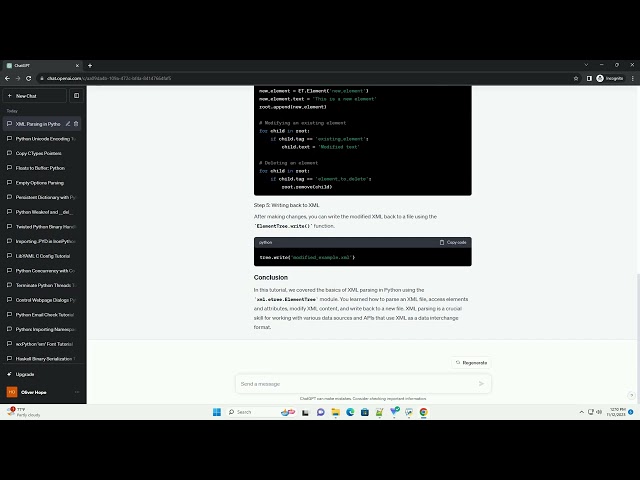 XML Parsing in Python using document builder factory