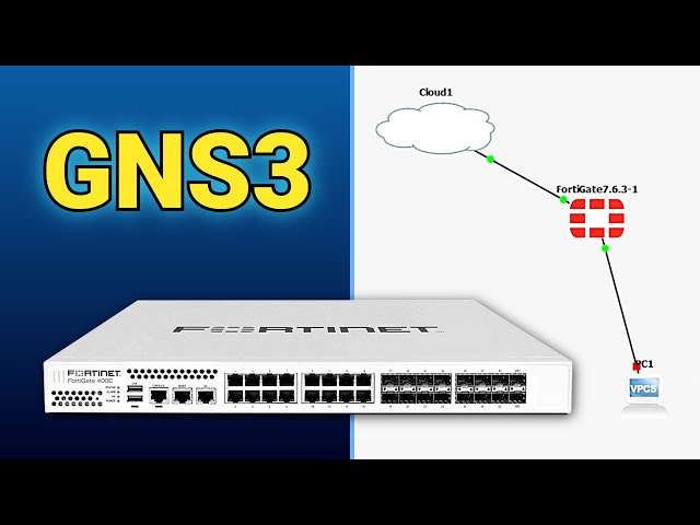 FortiGate in GNS3 Step-By-Step Guide with FREE License