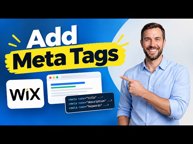 How To Add Meta Tags To Your Wix Website Pages Seo Tutorial [2026 Guide]