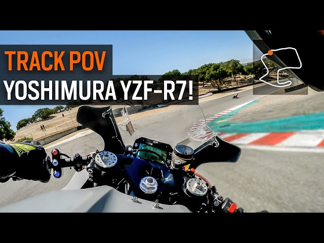 Yoshimura YZF-R7 Race Bike Testing - One Lap At Laguna Seca