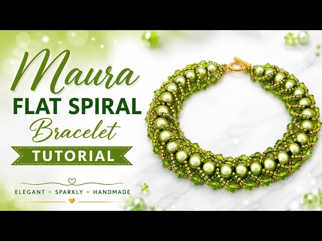 Maura Flat Spiral Bracelet Tutorial