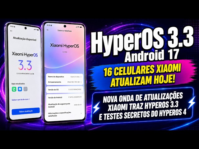 URGENT! HyperOS 4 and 3.3 Android 17 appear on new Xiaomi and POCO devices TODAY