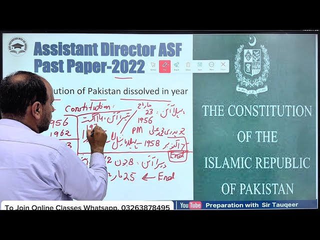 FPSC Assistant Director ASF 2022 Past Paper Solved| PPSC FPSC PMS CSS MPT for GK McQs Preparation
