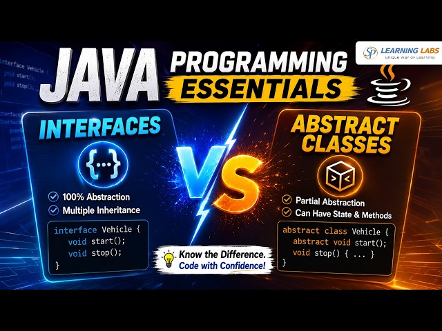 Java Programming Essentials: Interfaces vs Abstract Classes