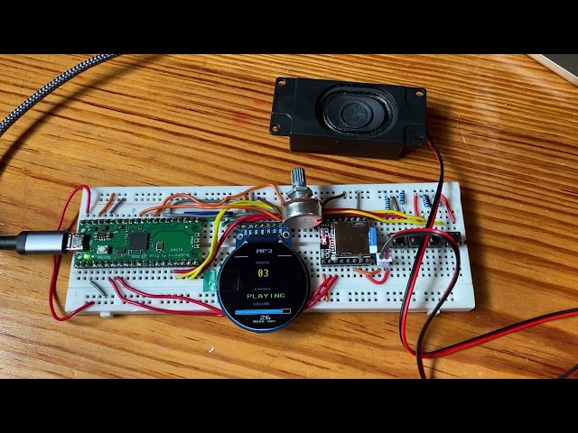 MP3 Player with DFPlayer, Raspberry Pi Pico and MicroPython