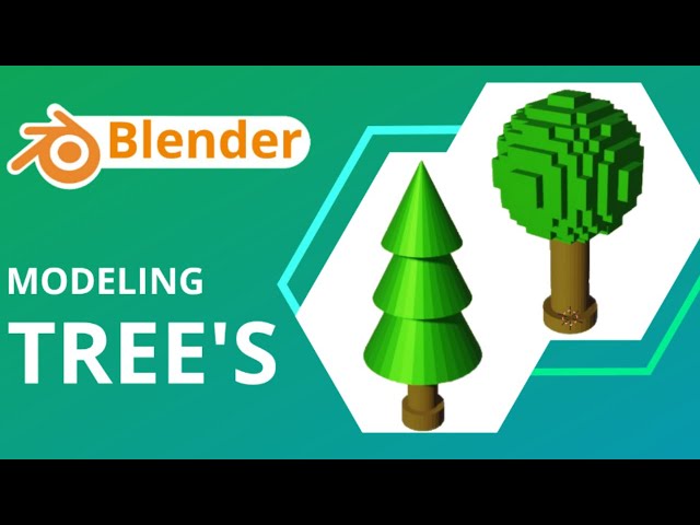 Modeling Tree in Blender2.8 | Blender Modeling | Sameh Ulhaq
