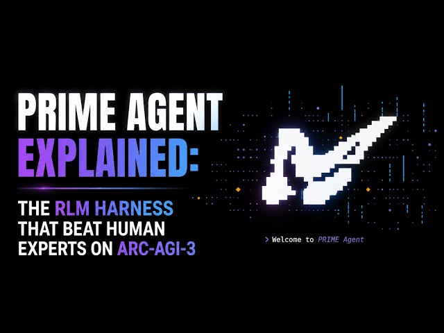 Prime Agent Explained: The RLM Harness That Beat Human Experts on ARC-AGI-3