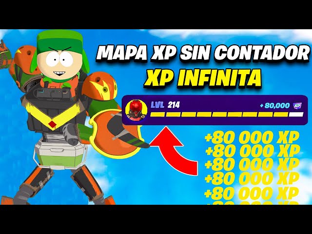 [MAPA de XP SIN CONTADOR] Como *SUBIR RAPIDO DE NIVEL* en FORTNITE *MAPA EXPERIENCIA* CAPITULO 7 OG