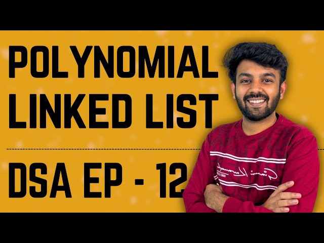 Polynomial Addition using Linked List | Data Structures | Ep-12 DS Mastery | code io - Tamil