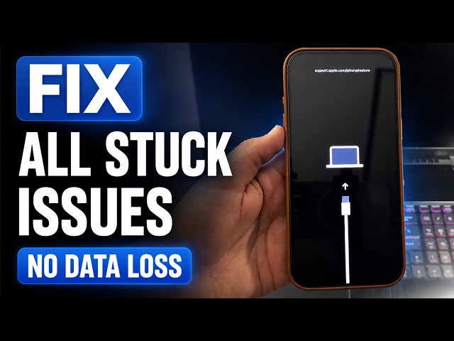 (2026) How to Fix Any iPhone Stuck Issue Without Data Loss | Apple Logo, Boot Loop, Black Screen