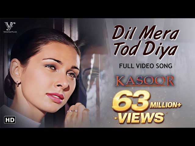 Dil Mera Tod Diya (Full 4K Video Song) | Alka Yagnik | Kasoor Movie