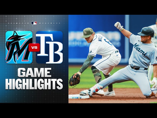 Marlins vs. Rays Game Highlights (5/17/26) | MLB Highlights