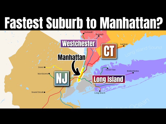 Relocating to NYC Suburbs (Part 1) - Which is Best to Commute From?