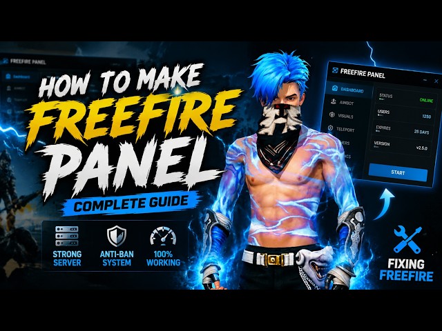 How to Make FF Panel A to Z  ( Part 1 )
