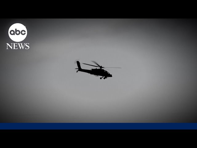 U.S. launches retaliatory strikes after Apache helicopter downed by Iranian drone