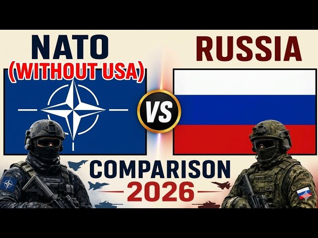 NATO without USA vs Russia Military Power Comparison 2026 | Russia vs European NATO 2026