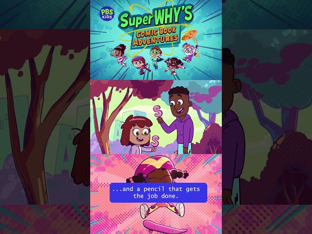 Meet POWER PAIGE from the new series Super Why's Comic Book Adventures, coming to PBS Kids in Octobe