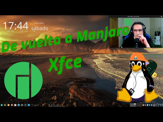 De vuelta a Manjaro Xfce.