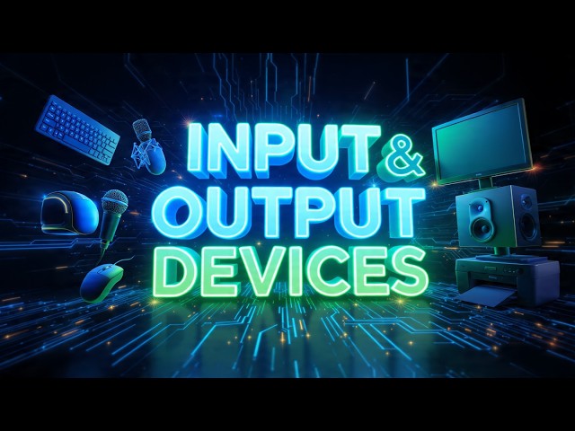 Input and Output Devices Explained – Basics for Beginners | Computer Guru