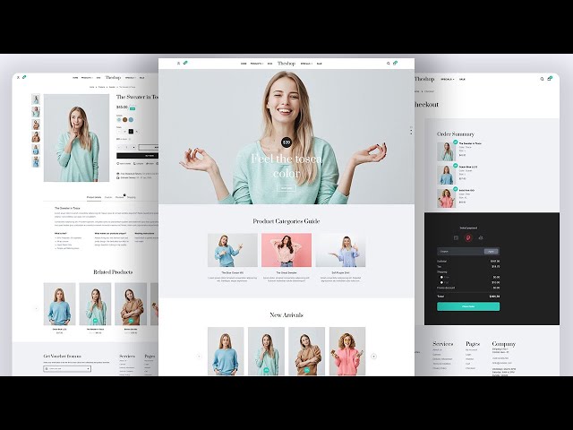 Build Ecommerce Website HTML CSS Javascript from Scratch Full Responsive - Part 01