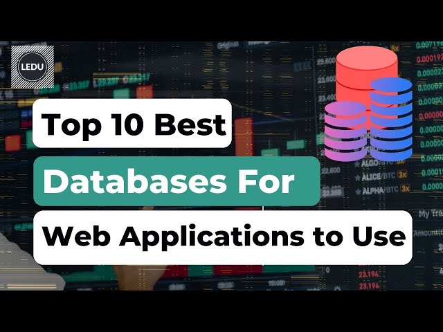 Top 10 Best Databases For Web Applications To Use | #webapp #database #programming