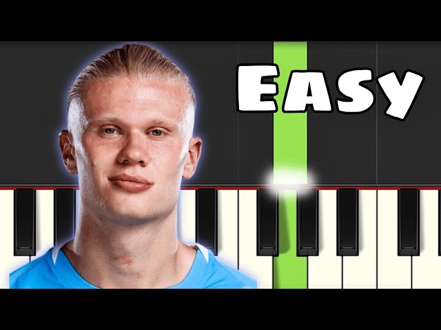 Haaland Song (Ha Ha Ha) | Easy Piano Tutorial