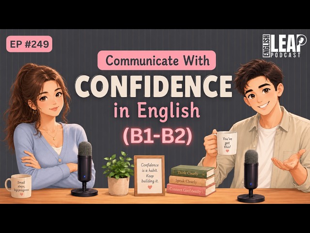 English Podcast For Learning English | Communicate With Confidence | English Conversation Practice