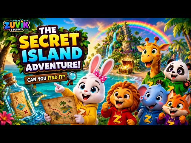 🏝️ The Secret Island Adventure | Bella & Friends | Interactive Kids Story | Zuvik Studios
