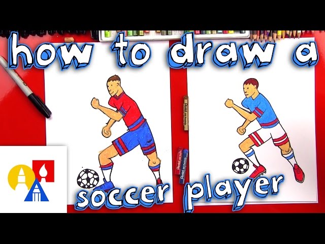 How To Draw A Soccer Player