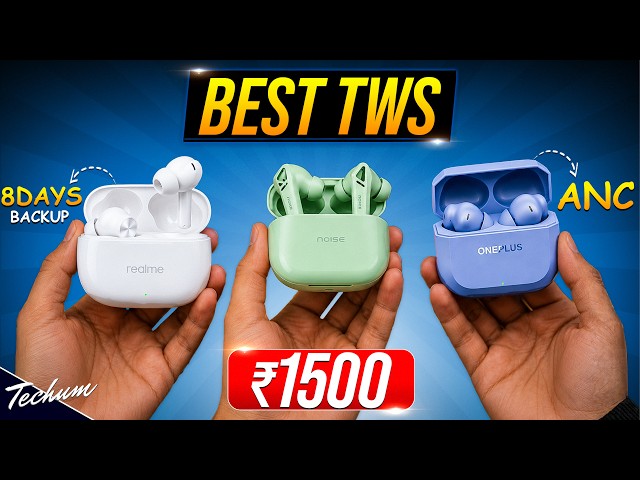 [TOP 3]🔥Best Earbuds 2026🔥Best Earbuds Under ₹1500 in India 2026 🔥Best TWS Under ₹1500