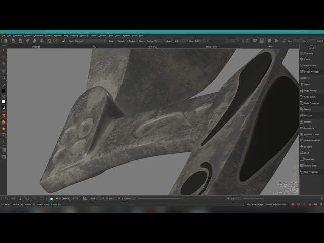 EP 8 SteampunkModel_ From Maya Modeling to Houdini Rendering_01_TEX