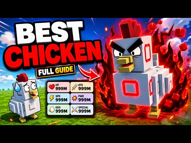 How To GET THE BEST CHICKEN in Grow A Chicken Fighter! (FULL GUIDE) ROBLOX