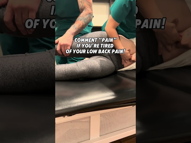 BACK PAIN FIXED… THROUGH THE STOMACH?