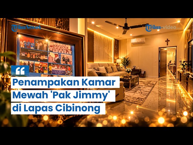 Inside 'Pak Jimmy's' Luxury Prison Cell at Cibinong: Featuring a Kitchen Set, TV, and Photo Frames