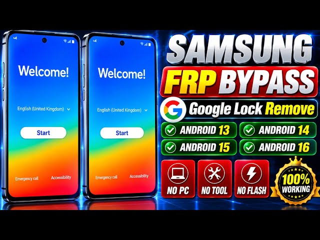 🔥 All Samsung FRP Bypass 2026 🔓 | Android 14/15/16 Latest Patch | FRP Unlock With PC