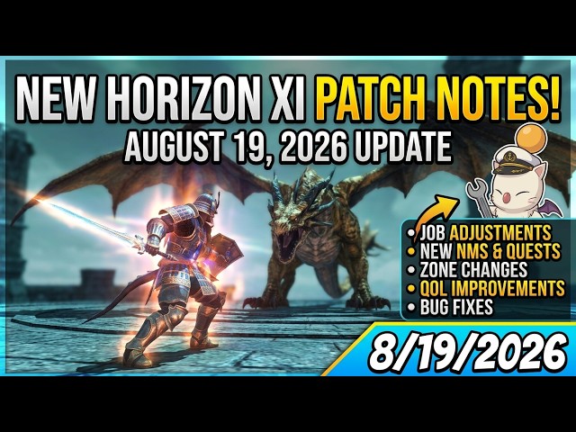Horizon XI Patch Notes - (8/19/2026)