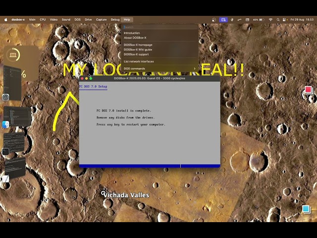 Installing PC-DOS on DOSbox-X and runnning doom on it
