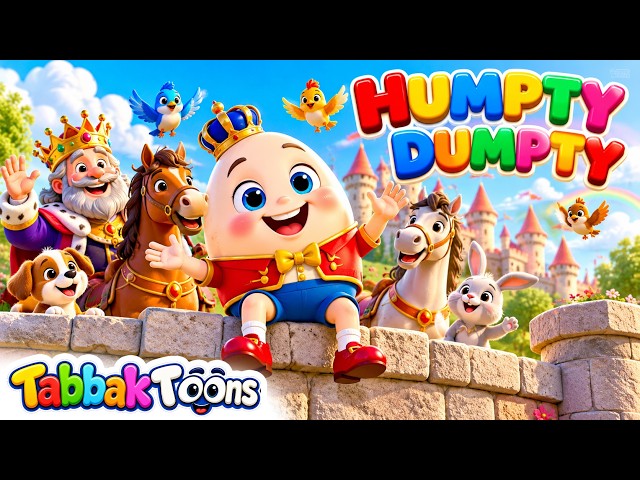 Humpty Dumpty | @TabbakToons  Nursery Rhymes & Kids Songs
