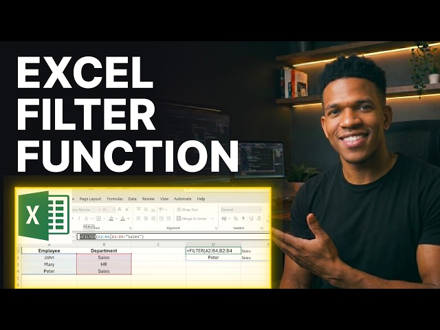 How to Use FILTER Function in Microsoft Excel (2026) | Step-by-Step