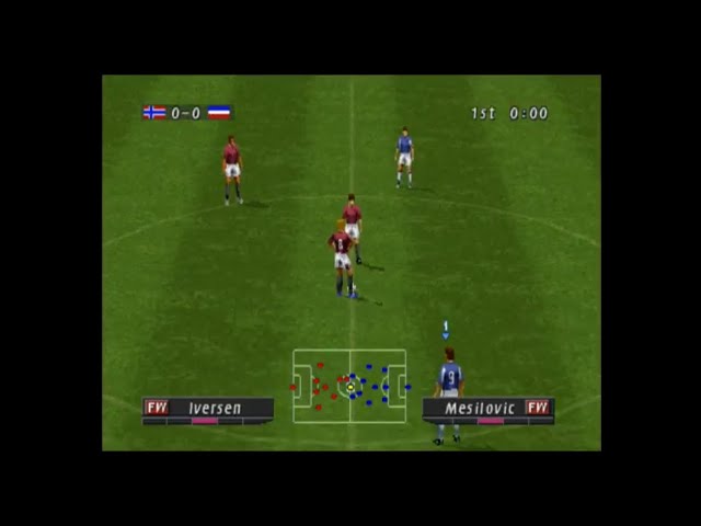 Pro Evolution Soccer -- Gameplay (PS1)