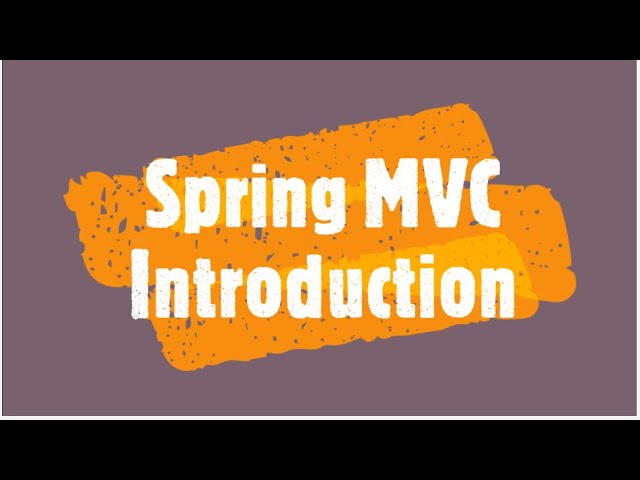 Spring MVC Introduction