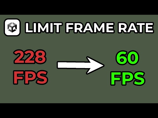 How To Limit FPS In Unity 6 (Editor & Build)