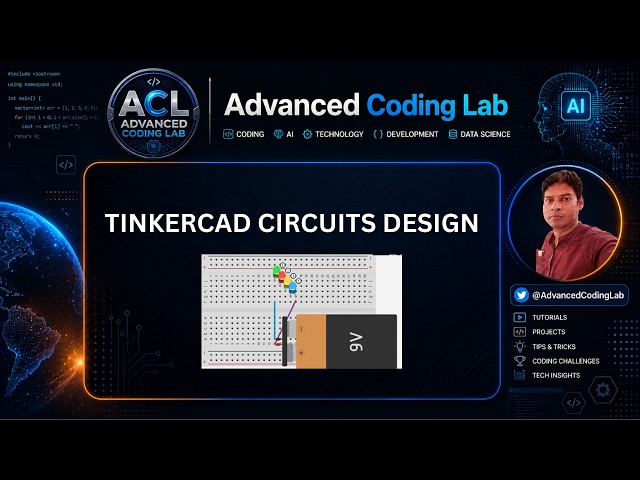 AI + Tinkercad: Create Virtual Circuits Without Real Components! @AdvancedCodingLab