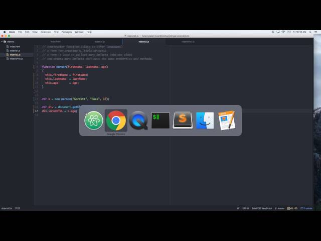 Constructor Functions in Javascript