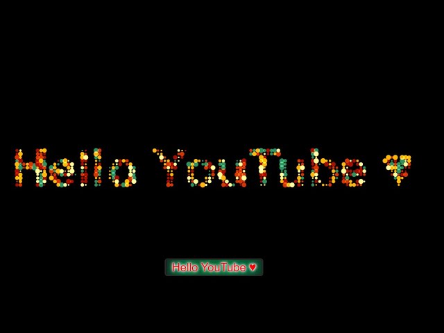 Text to particle animation - html canvas javascript tutorial